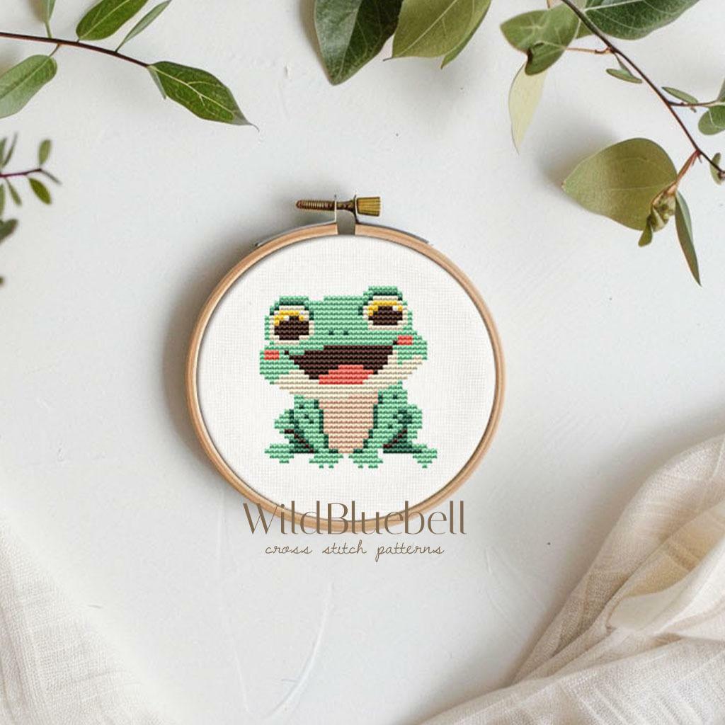 Ква. Электронная схема вышивки крестиком