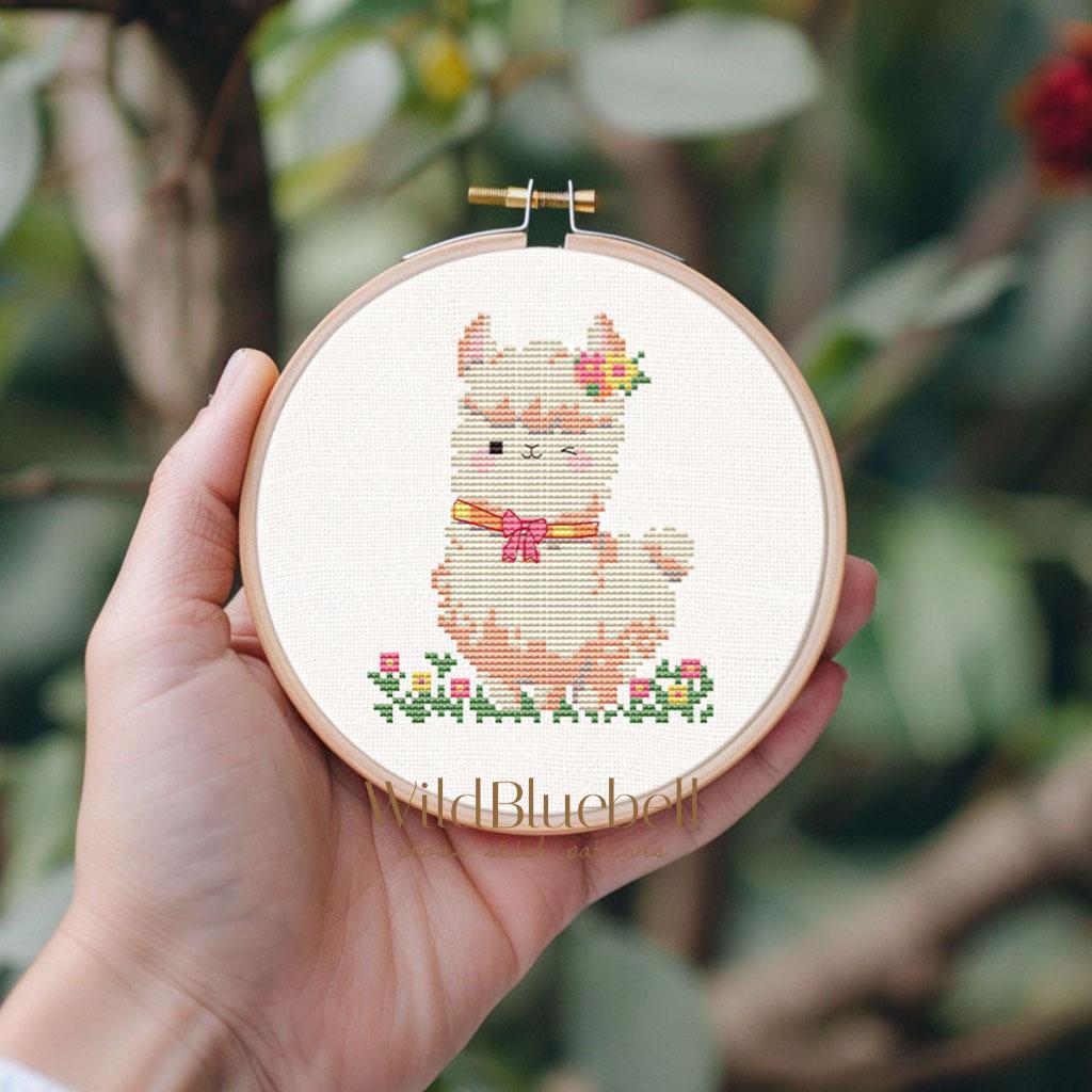 Альпака. Электронная схема вышивки крестиком