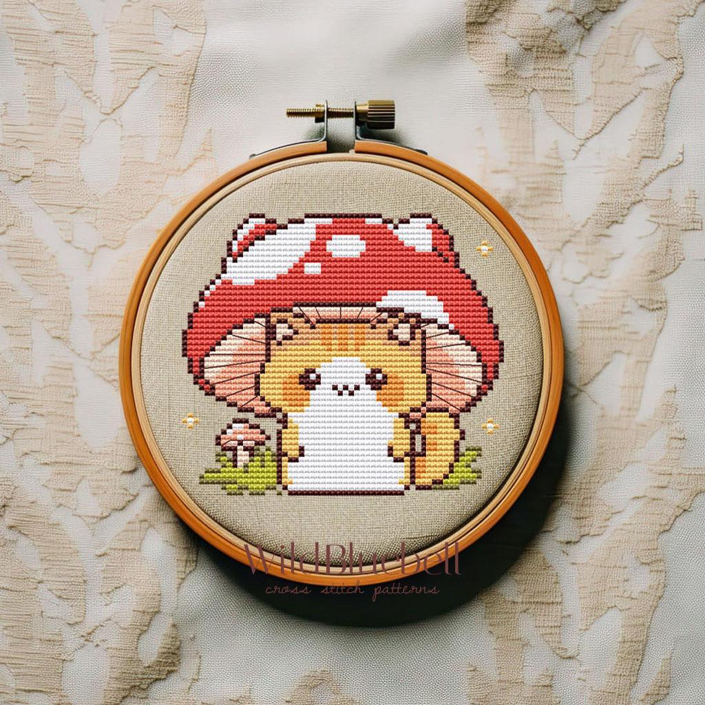 Колдовшляпа. Электронная схема вышивки крестиком