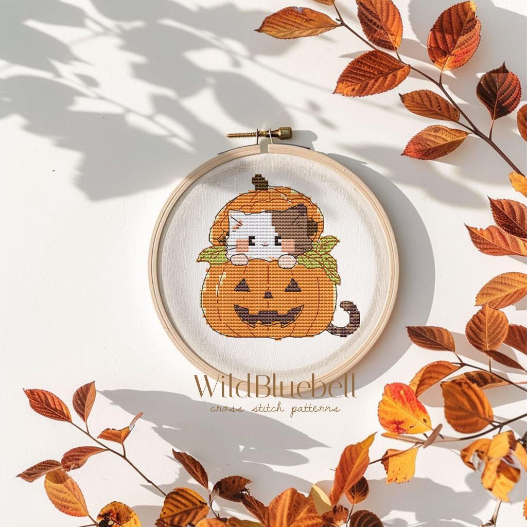 В засаде. Электронная схема вышивки крестиком