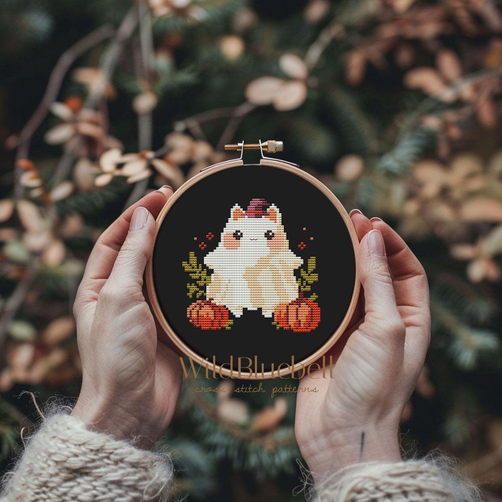 Тыквенный дух. Электронная схема вышивки крестиком