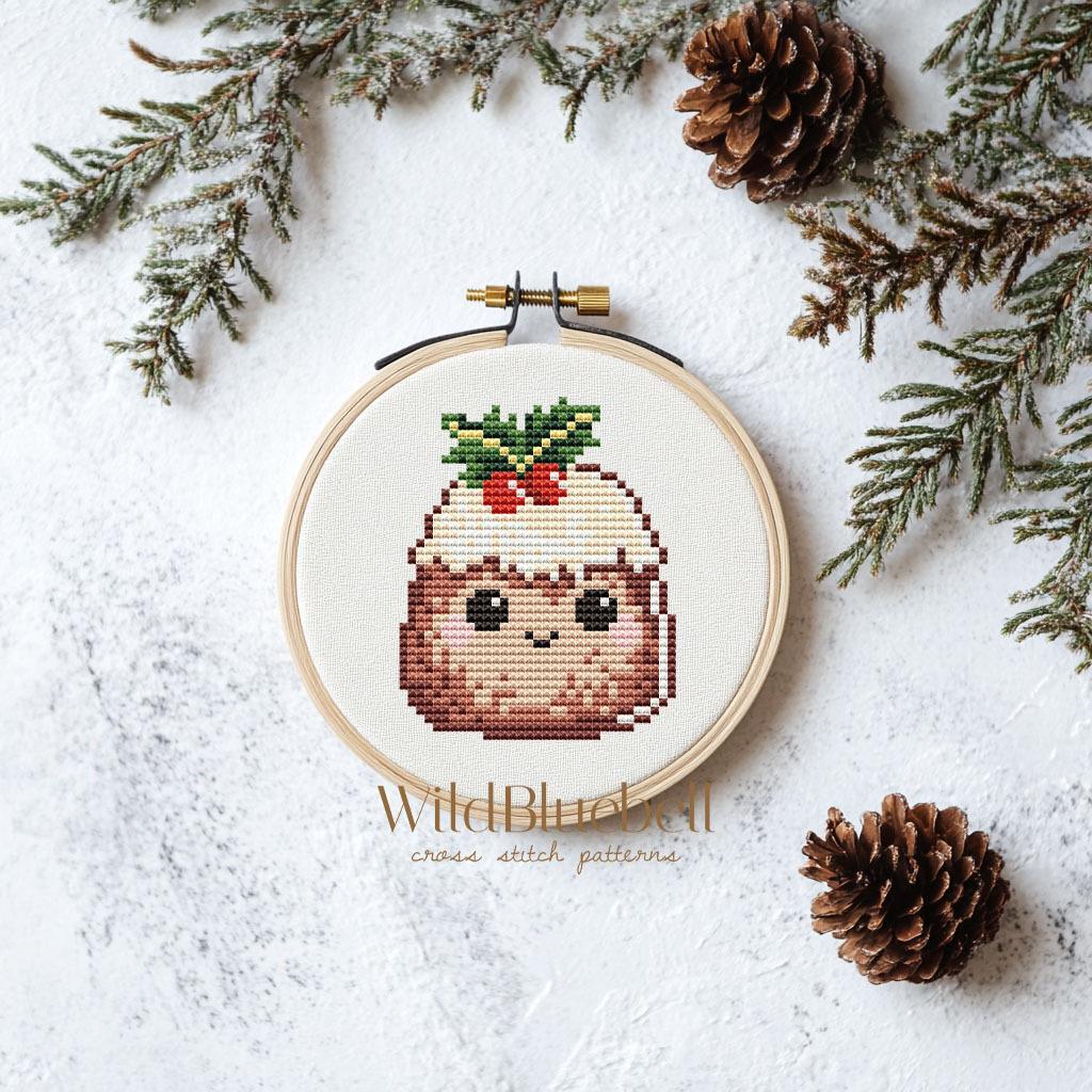 Пудинг. Электронная схема вышивки крестиком