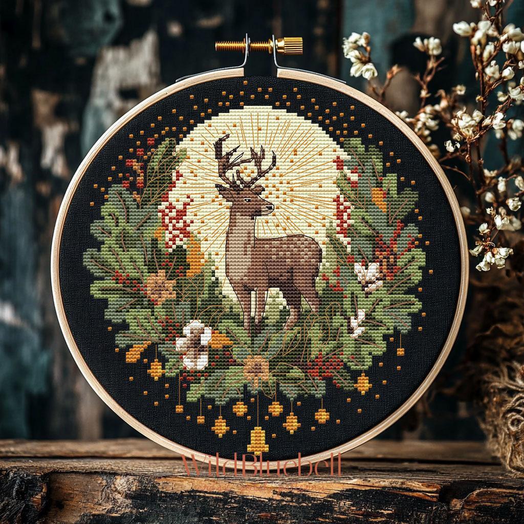 Когда возвращается солнце. Электронная схема вышивки крестиком