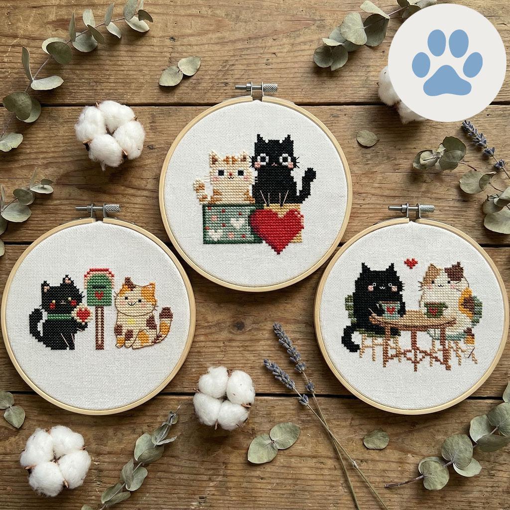 Три схемы. Электронная схема вышивки крестиком cs104