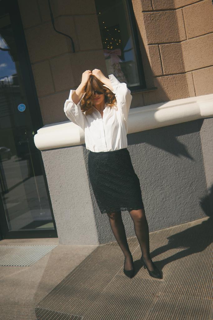 Юбка из кружева