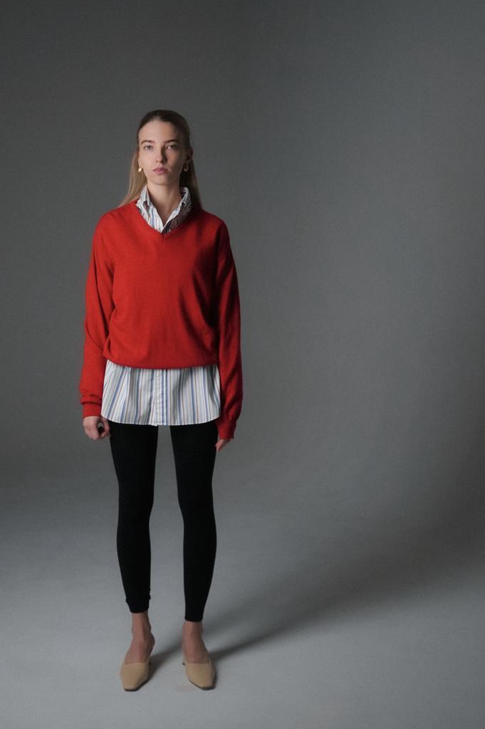 Свитер из смесовой шерсти