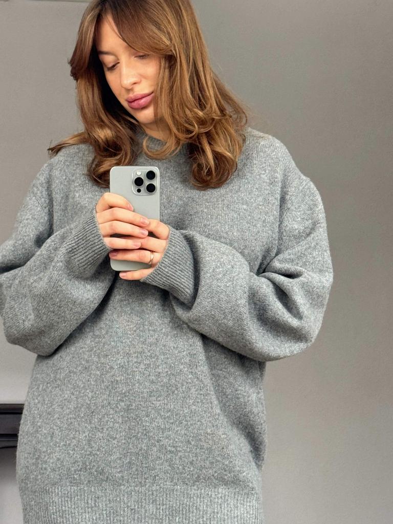 Свитер из шерсти оверсайз