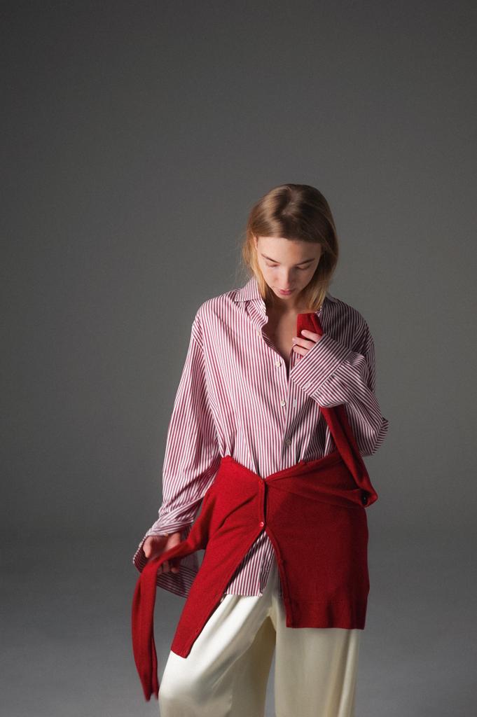 Итальянская рубашка в полоску