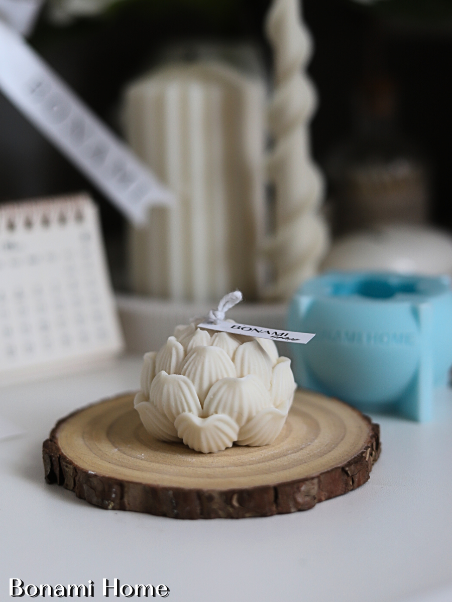 Силиконовая форма для свечей "Лотос S"