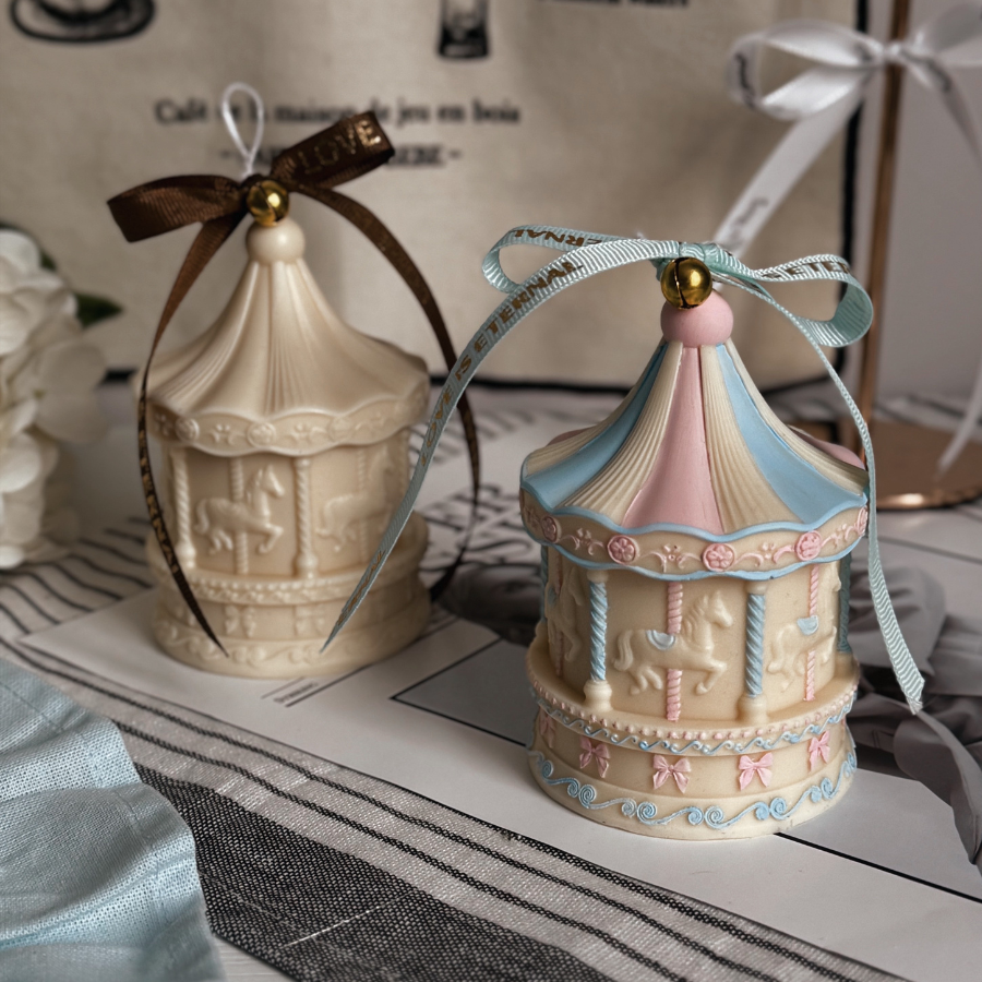 Силиконовая форма для свечей "Карусель"