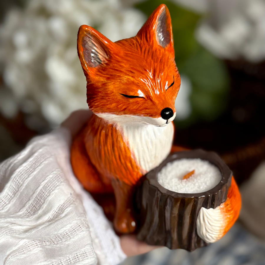 Силиконовая форма подсвечник "Лисичка"