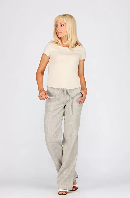 Брюки натуральный цвет