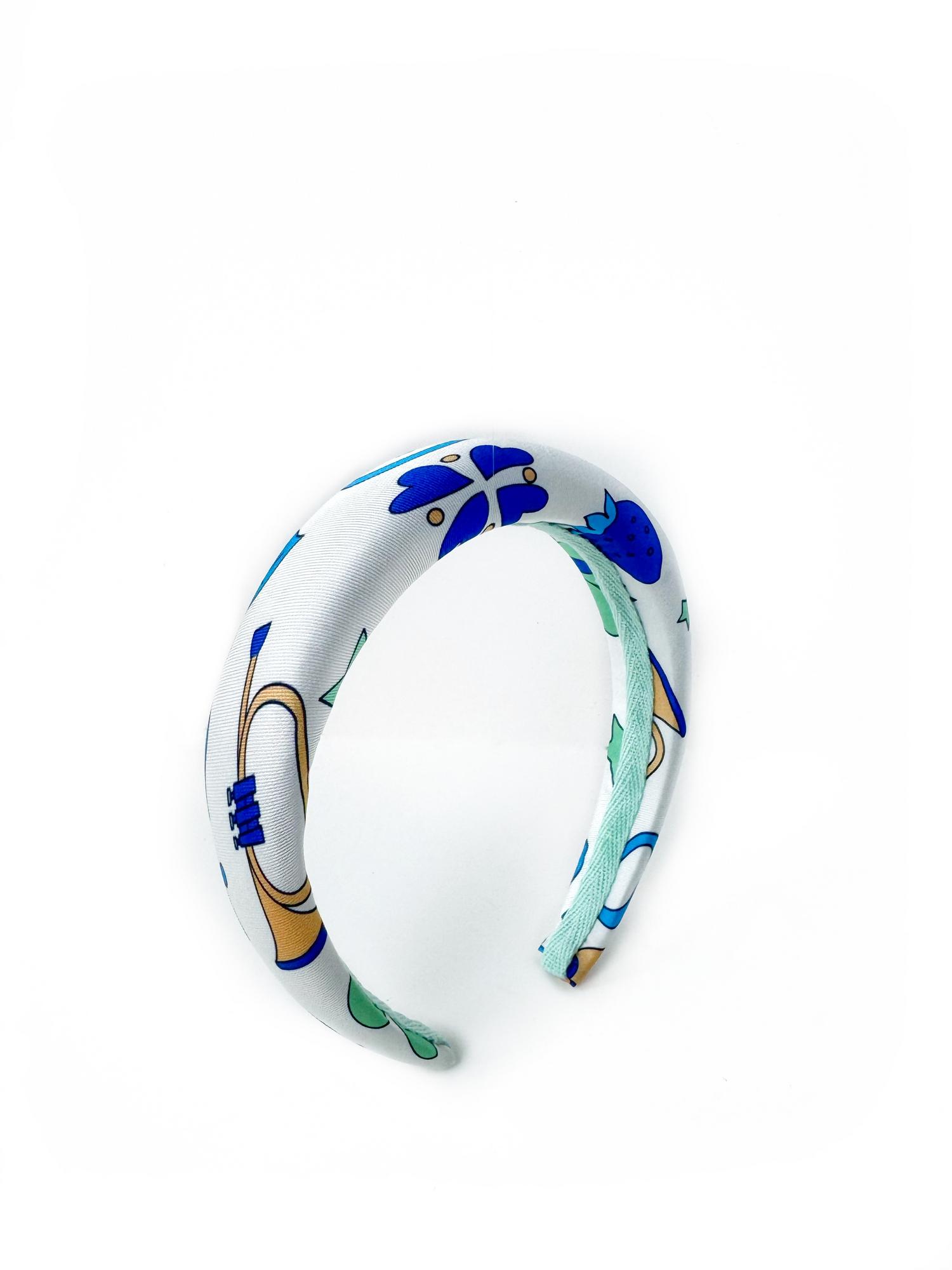 Ободок круглый из шелка Gucci