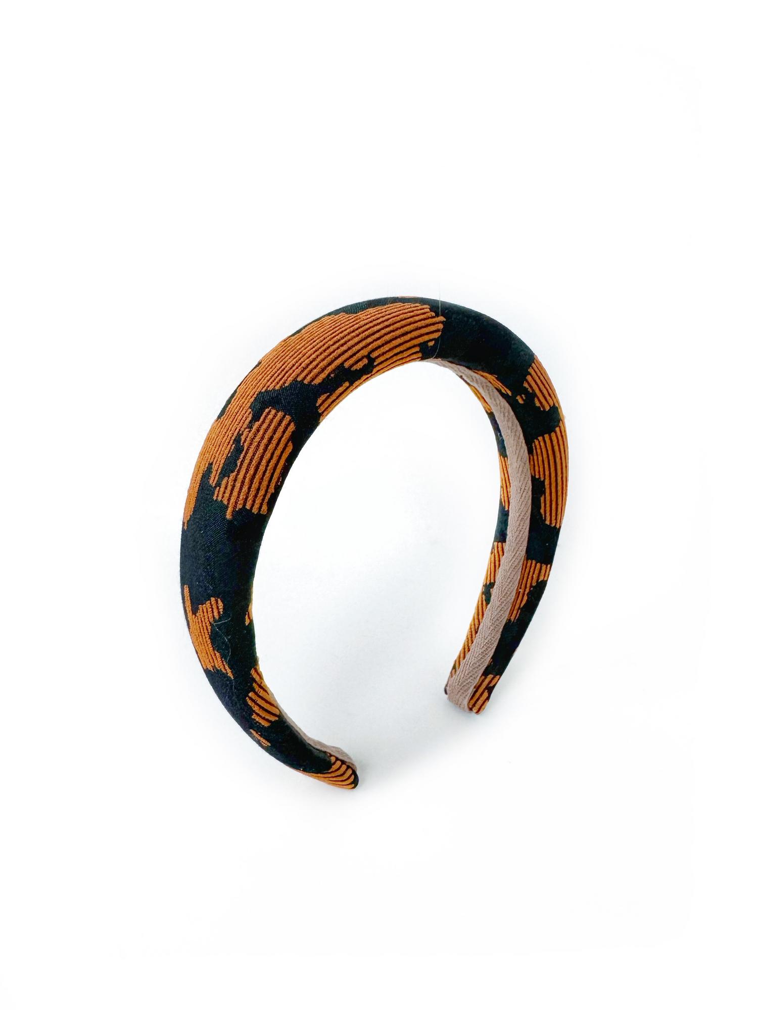 Ободок для волос круглый из жаккарда Versace