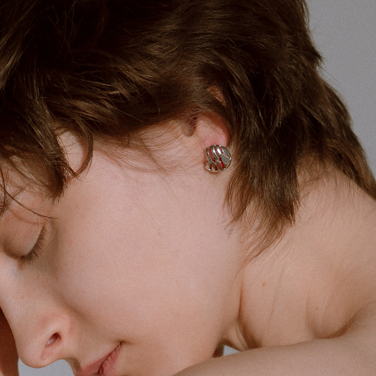 Coral Branch Earrings — Midi