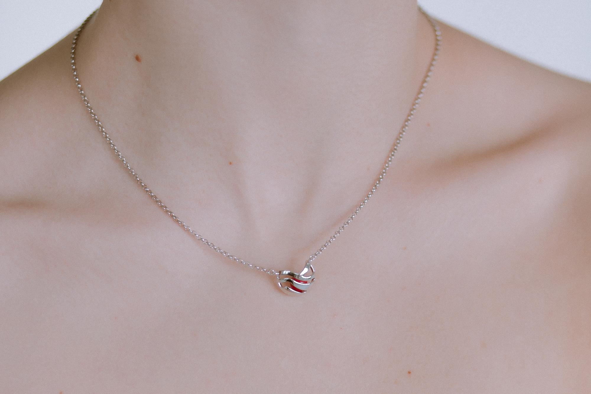 Coral Necklace — Midi