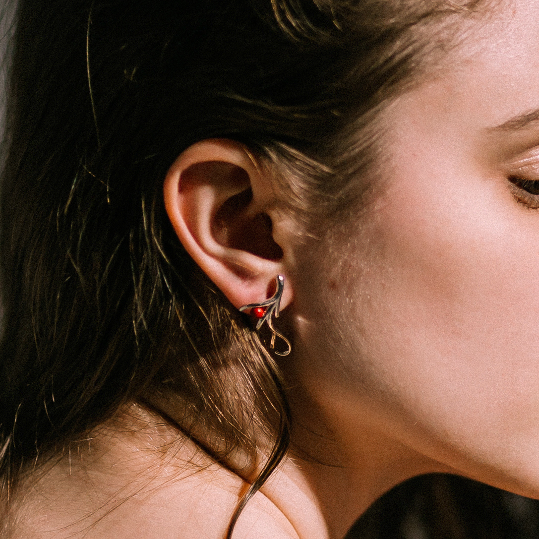 Coral Earrings – Maxi