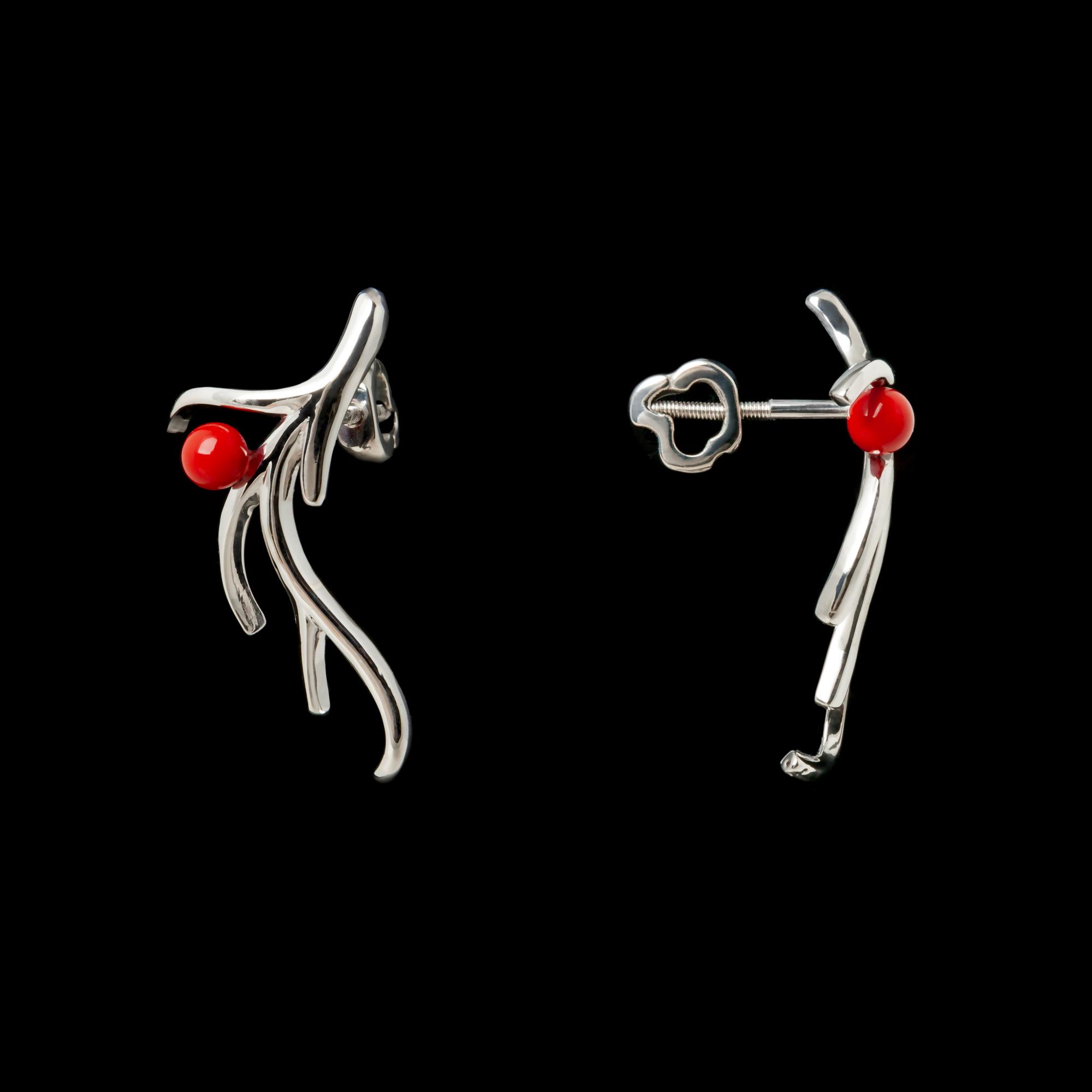 Coral Earrings – Maxi