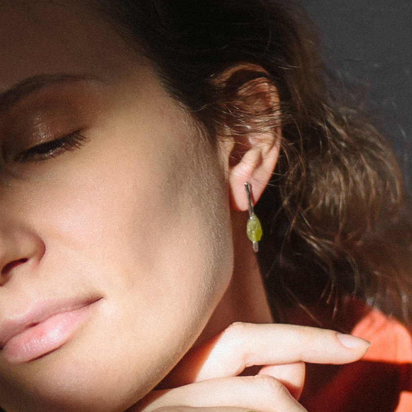 Earrings Wild Peridot
