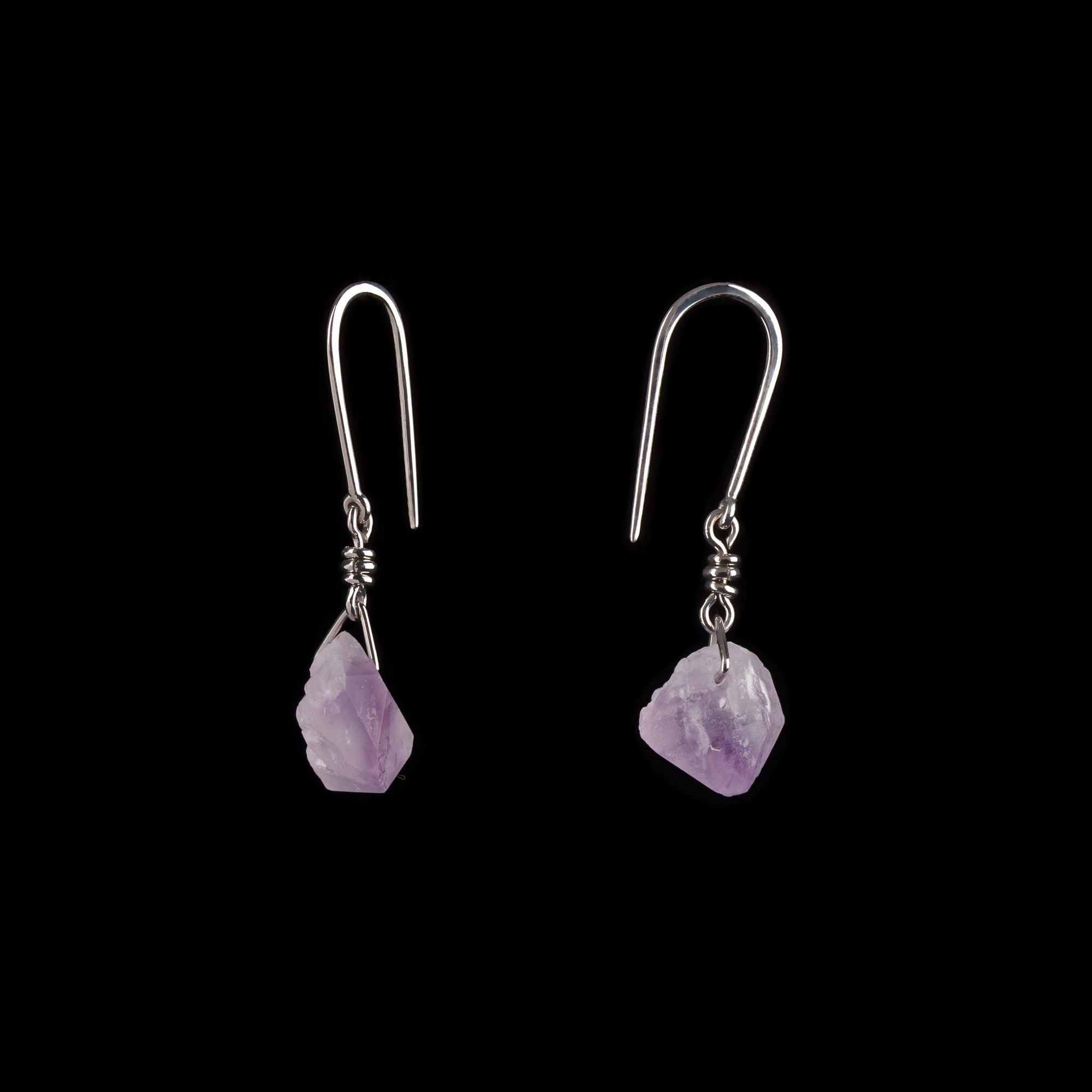 Amethyst Due Earrings