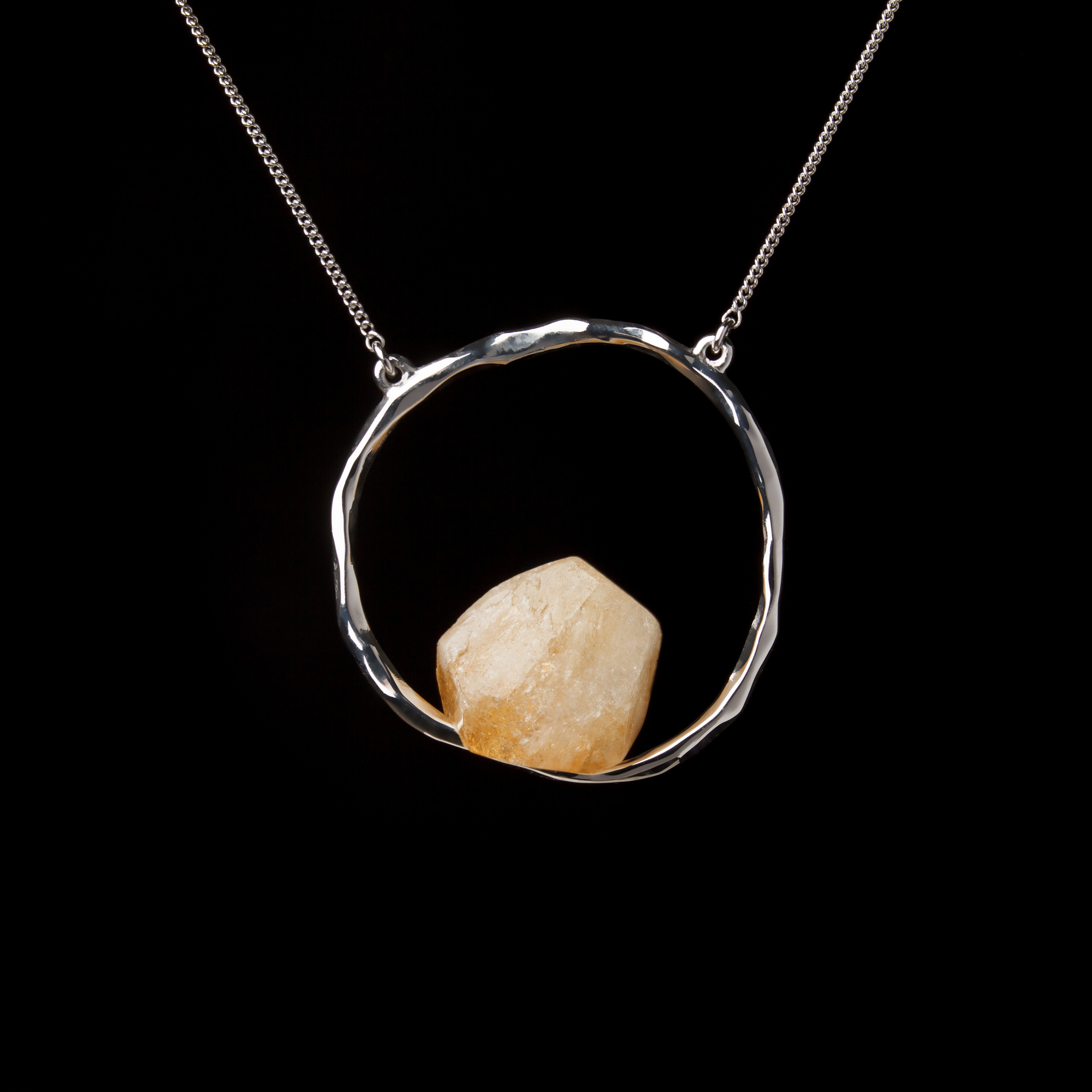 Necklace Faceted Citrine