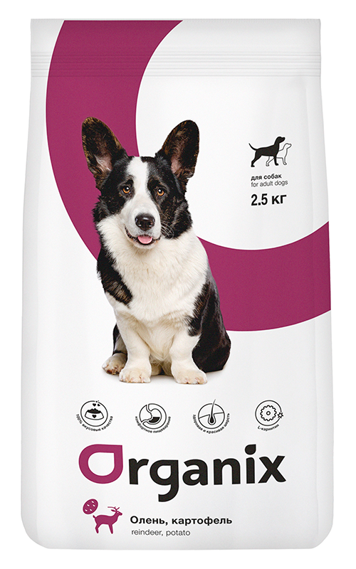 Для собак с олениной и картофелем