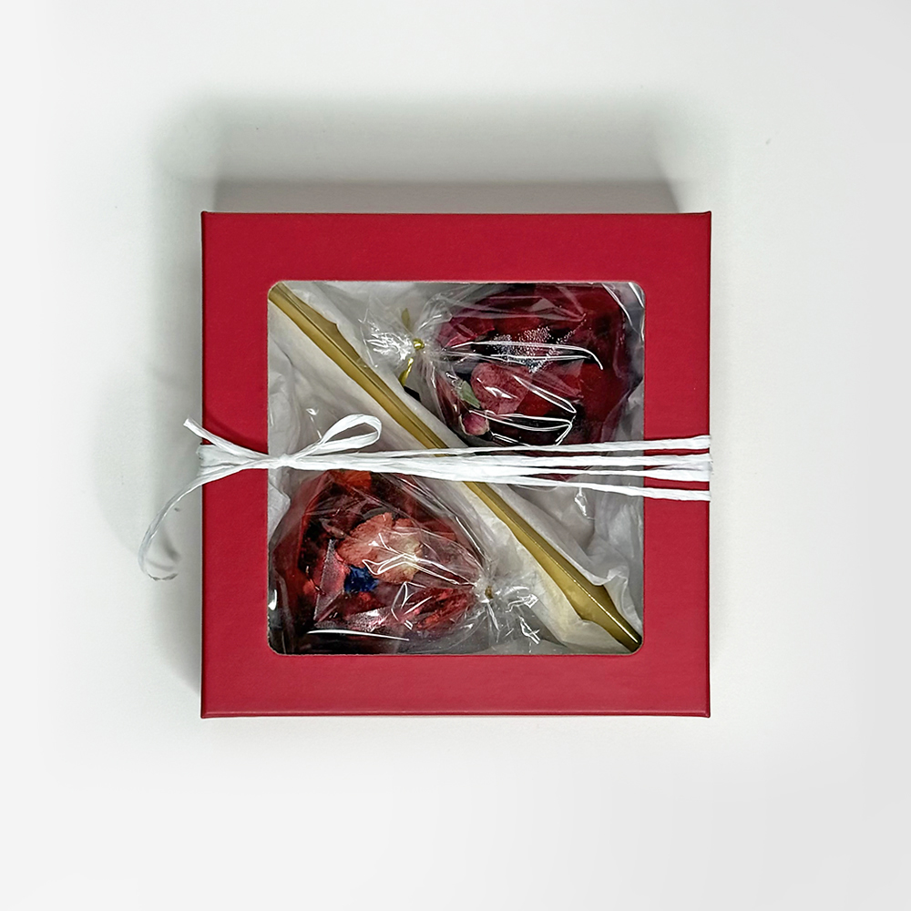 Подарочный набор из 2х чайных сердечек на выбор