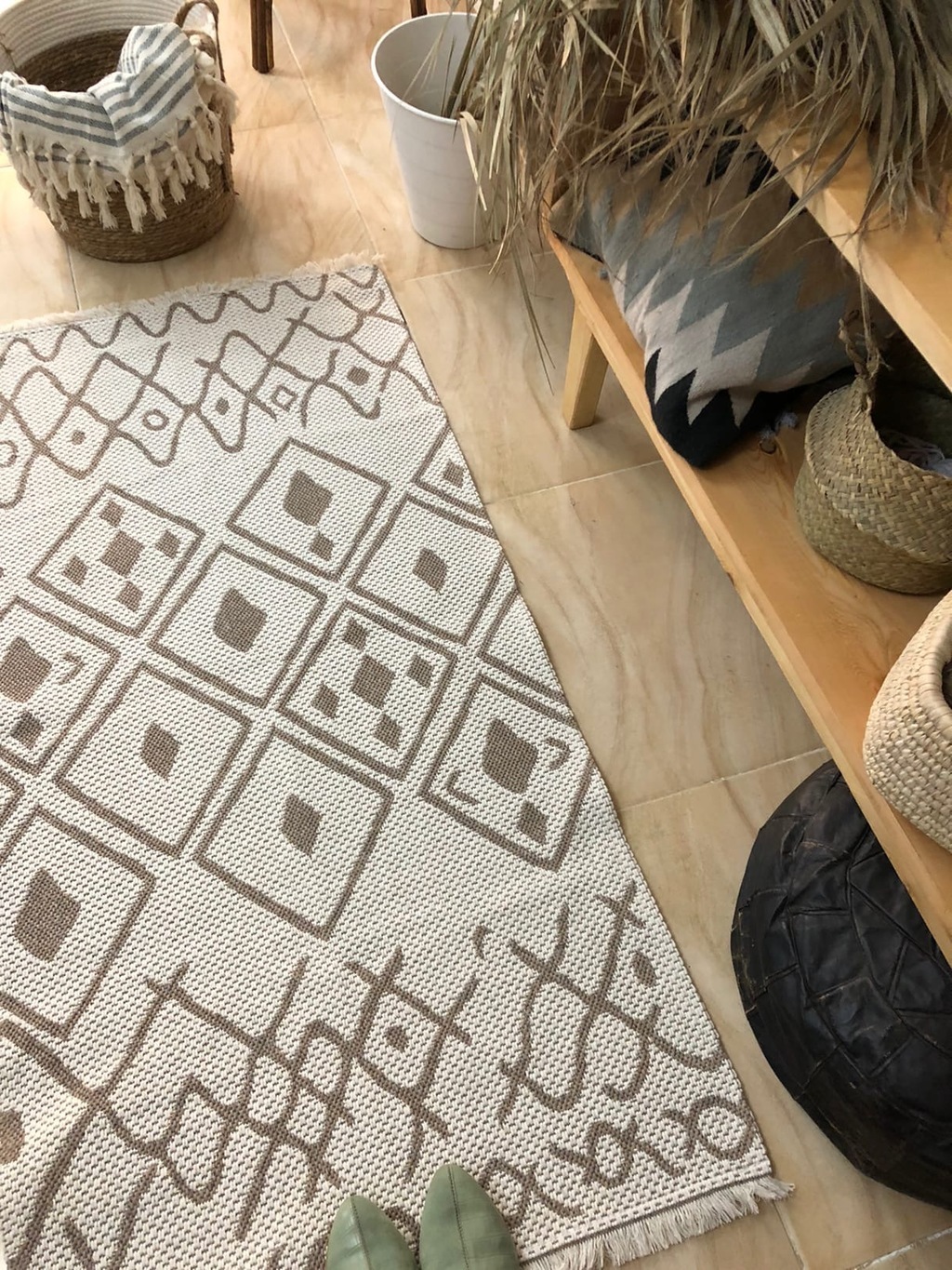 Ковёр из регенерированного хлопка 407