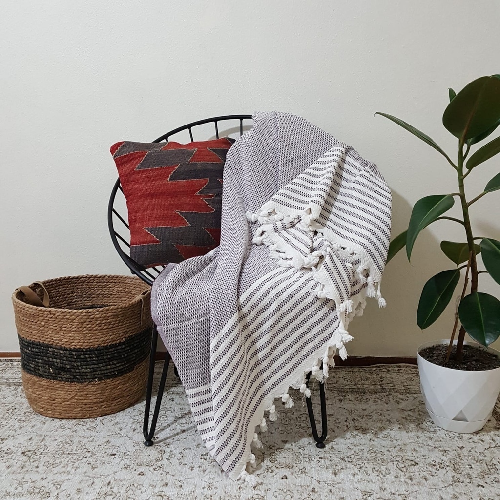 Плед фиолетовый