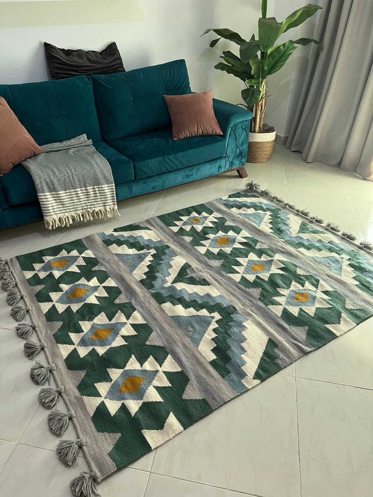 Шерстяной килим 200/150