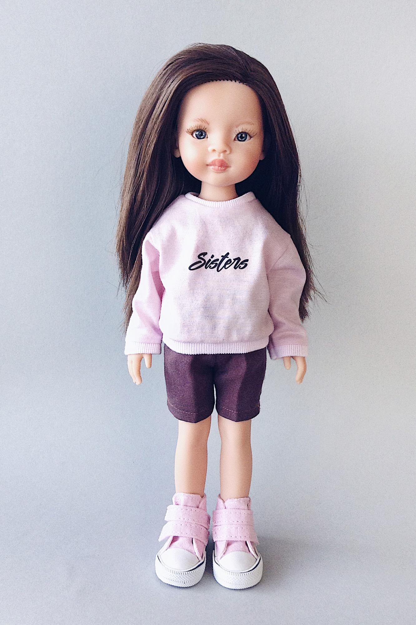 кукла Мали Paola Reina 14766 в фирменном свитшоте