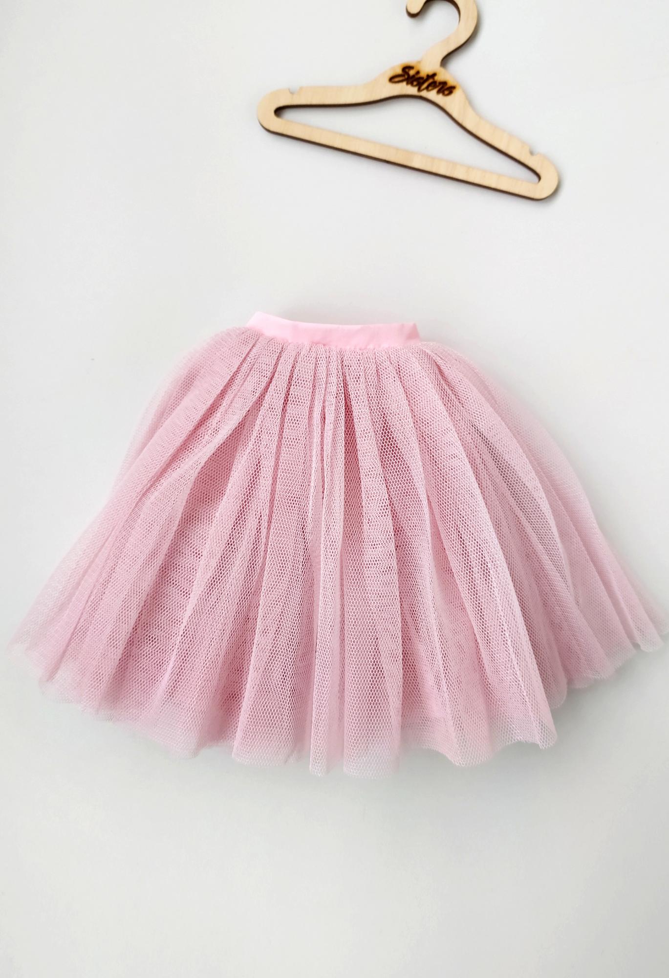 Юбка пышная розовая