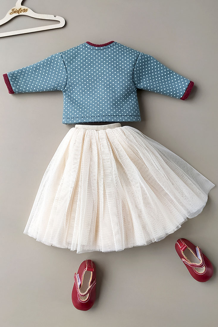 Комплект Волшебный лес Свитшот, юбка, туфли