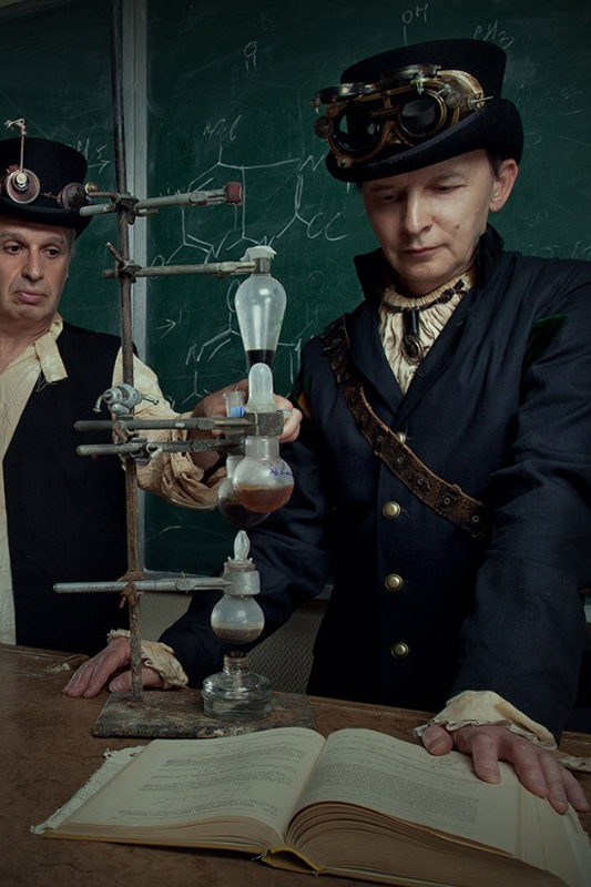 Цилиндры для группы Пикник и Эдмунда Шклярского  в стиле стимпанк из фетра