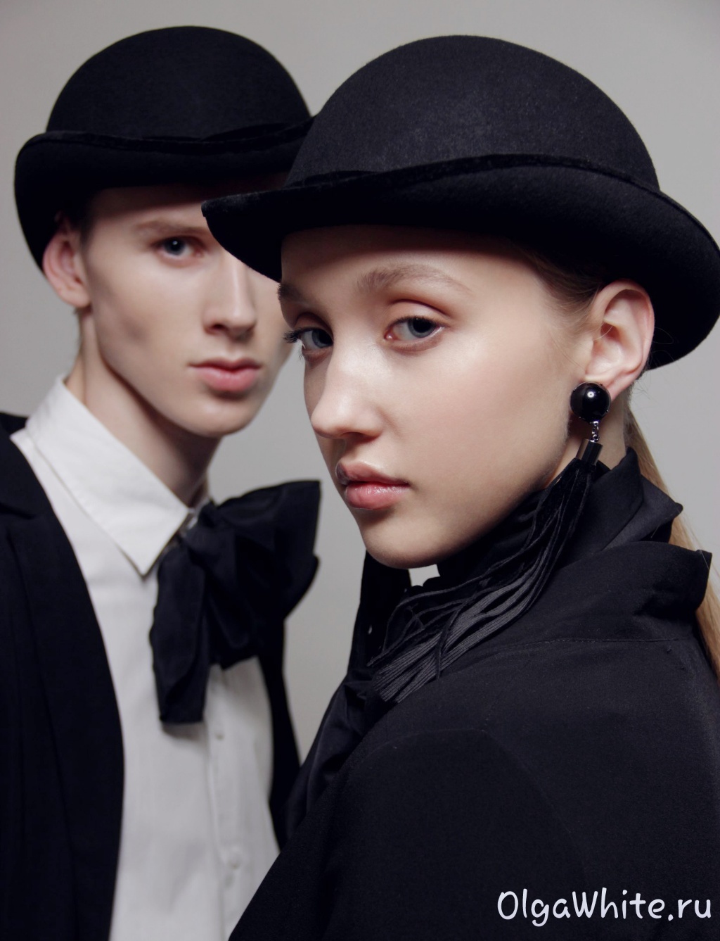 Мужской и женский котелок шляпы унисекс