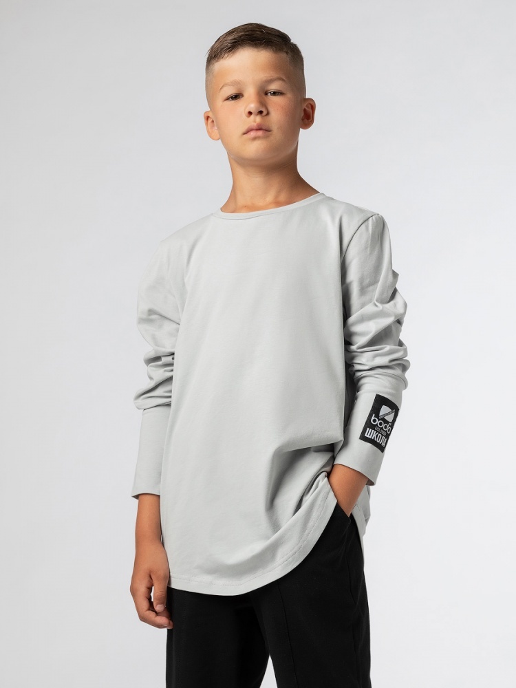 Лонгслив Bodo серый