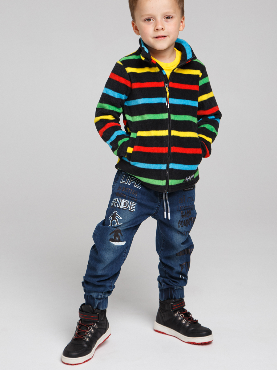 Джинсы с начесом для мальчика  Play Today