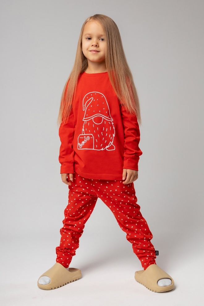 Лонгслив Bodo красный