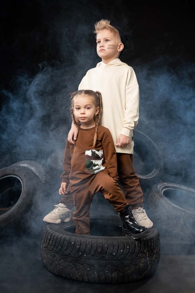 Брюки BODO  коричневые