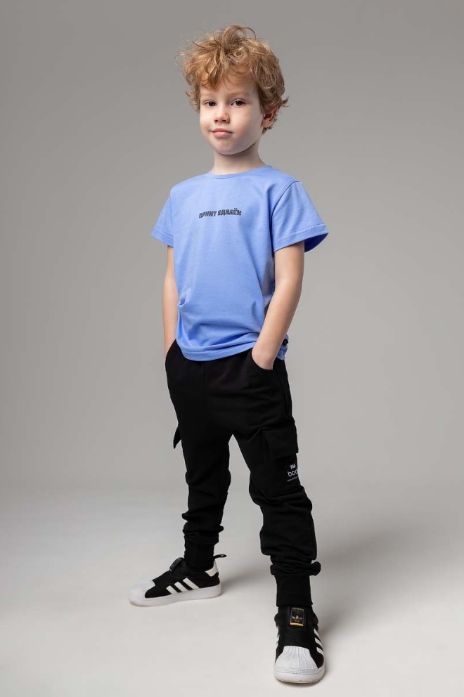 Футболка BODO голубая