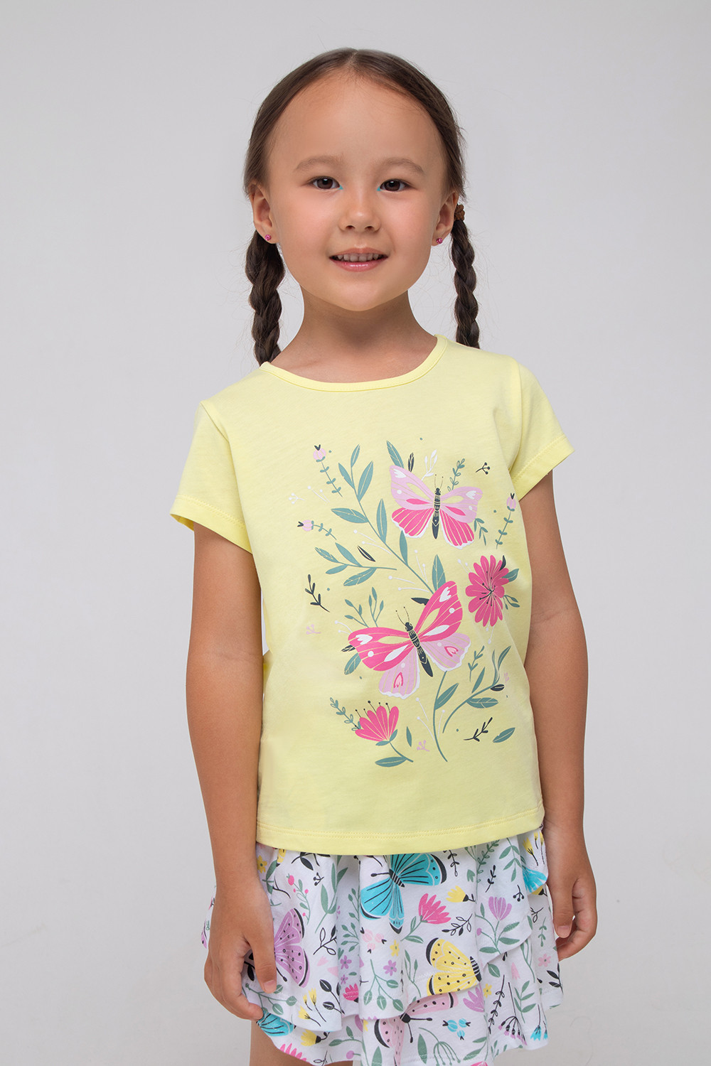 Футболка Crockid жёлтая