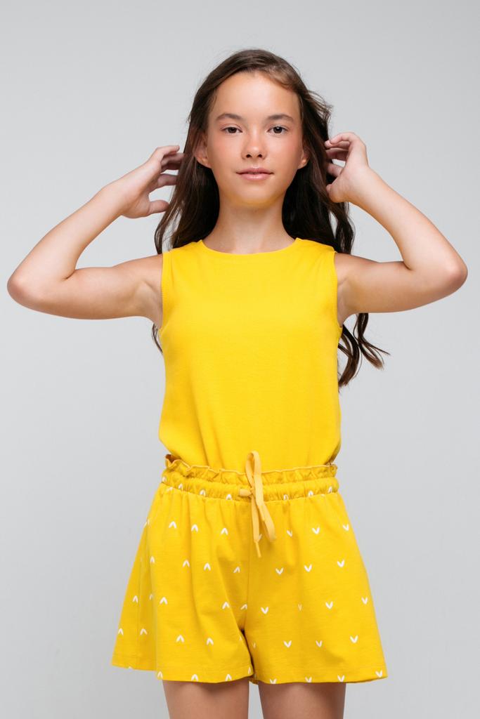 Майка Crockid горчица