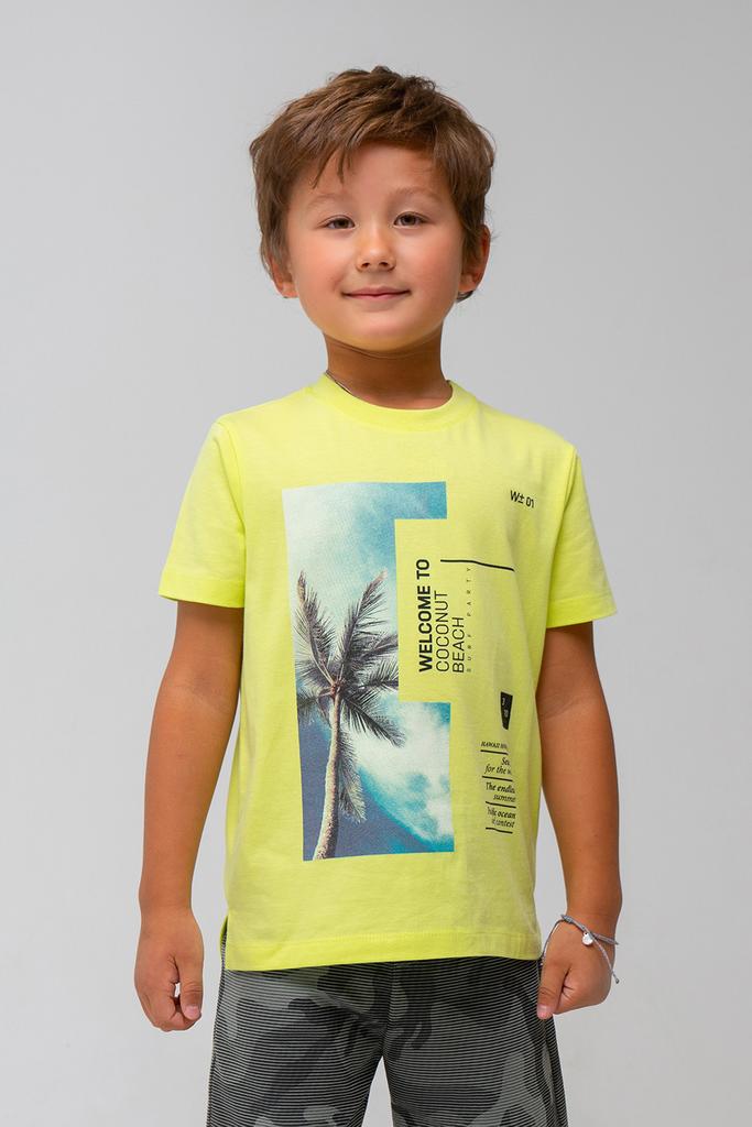 Футболка  Crockid лайм