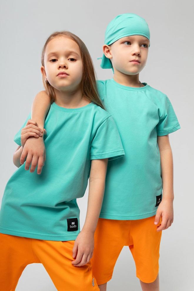 Футболка BODO бирюзовая