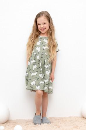 Платье Crockid зайчики