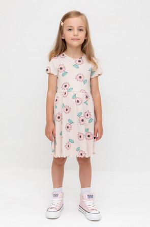 Платье Crockid-бежевый