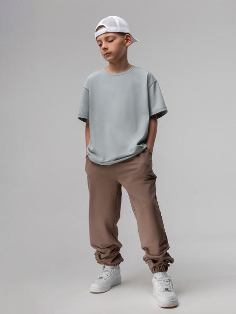 Футболка  BODO-серо-зеленый