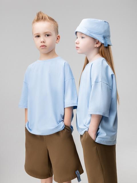 Футболка  BODO-голубой