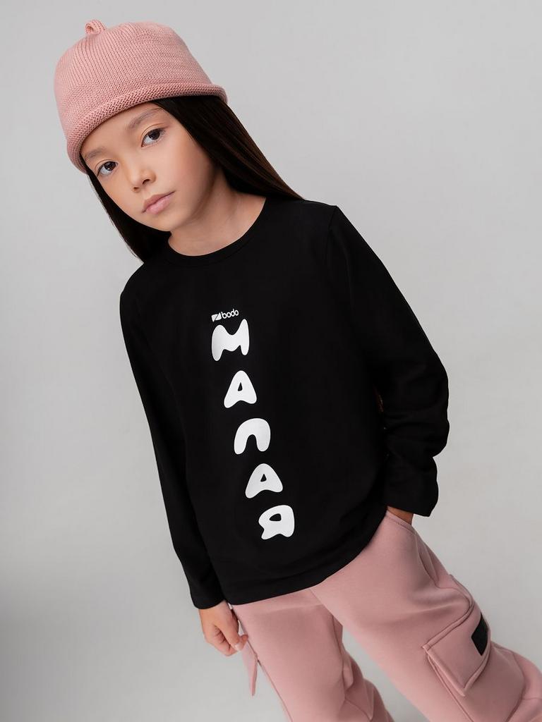 Лонгслив Bodo-черный