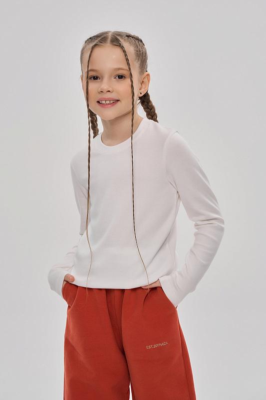 Лонгслив Miza-молочный